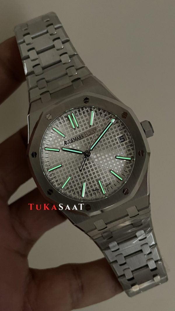 Audemars Piguet Royal Oak Beyaz 15510ST 41mm Super Clone ETA Swiss ZF Factory Audemars Piguet Royal Oak Beyaz 15510ST 41mm Super Clone ETA Swiss ZF Factory
