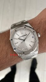 Audemars Piguet Royal Oak Beyaz 15510ST 41mm Super Clone ETA Swiss ZF Factory