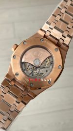 Audemars Piguet Royal Oak Beyaz Kadran 15400OR Rose Replika Saat