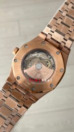 Audemars Piguet Royal Oak Beyaz Kadran 15400OR Rose Replika Saat