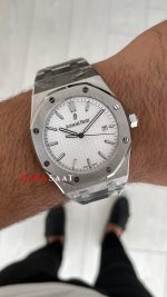 Audemars Piguet Royal Oak Beyaz Kadran 15510ST Replika Saat
