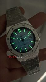 Audemars Piguet Royal Oak Buz Mavi Kadran 15510BC Replika Saat