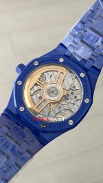 Audemars Piguet Royal Oak Ceramic Blue 15510ST Mavi Kadran 41mm Mavi Seramik Super Clone Swiss ETA Saat APS Factory