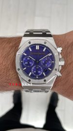 Audemars Piguet Royal Oak Chronograph 26240BC Purple Dial 41mm Mor Kadran Swiss ETA Saat