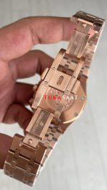Audemars Piguet Royal Oak Chronograph 26240OR Siyah Kadran Rose Replika Saat