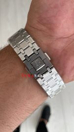 Audemars Piguet Royal Oak Chronograph 26240ST Siyah Kadran 41 mm Silver Replika Saat