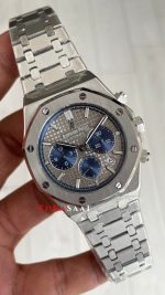 Audemars Piguet Royal Oak Chronograph 26331IP Gri Kadran 20th Anniversary 41mm Silver Replika Saat
