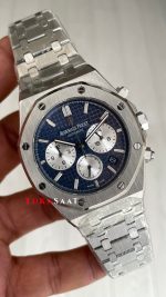 Audemars Piguet Royal Oak Chronograph 26331ST Mavi Kadran 41mm Silver Replika Saat