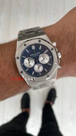Audemars Piguet Royal Oak Chronograph 26331ST Mavi Kadran 41mm Silver Replika Saat