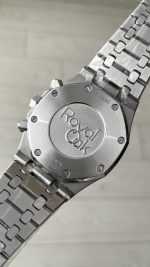 Audemars Piguet Royal Oak Chronograph 26331ST Panda Beyaz Kadran 41mm Silver Replika Saat