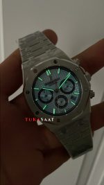 Audemars Piguet Royal Oak Chronograph Tifany 26331ST Ice Blue 41 mm Silver Replika Saat