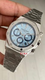Audemars Piguet Royal Oak Chronograph Tifany 26331ST Ice Blue 41 mm Silver Replika Saat