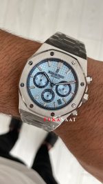 Audemars Piguet Royal Oak Chronograph Tifany 26331ST Ice Blue 41 mm Silver Replika Saat