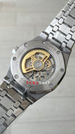 Audemars Piguet Royal Oak Jumbo Extra Thin Mavi Kadran 16202ST 50th Anniversary Replika Saat
