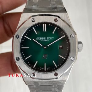Audemars Piguet Royal Oak Jumbo Extra Thin Yeşil Kadran 16202PT 50th Anniversary Replika Saat
