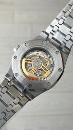 Audemars Piguet Royal Oak Jumbo Extra Thin Yeşil Kadran 16202PT 50th Anniversary Replika Saat