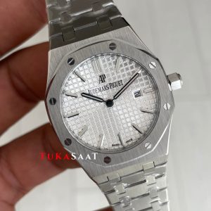 Audemars Piguet Royal Oak Lady Beyaz Kadran 67650ST Silver 33mm Kadın Replika Saat