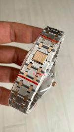 Audemars Piguet Royal Oak Lady Diamond Beyaz Kadran 67651SR Silver Rose 33mm Kadın Replika Saat