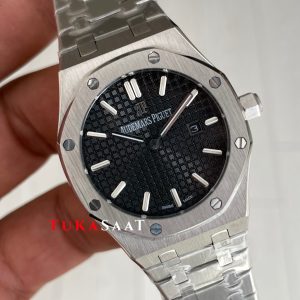 Audemars Piguet Royal Oak Lady Siyah Kadran 67650ST Silver 33mm Kadın Replika Saat