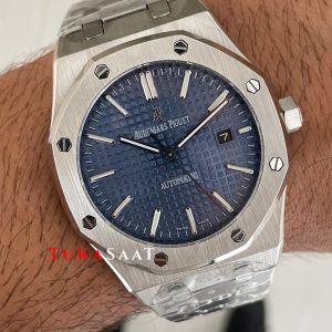 Audemars Piguet Royal Oak Mavi Kadran 15400ST Replika Saat