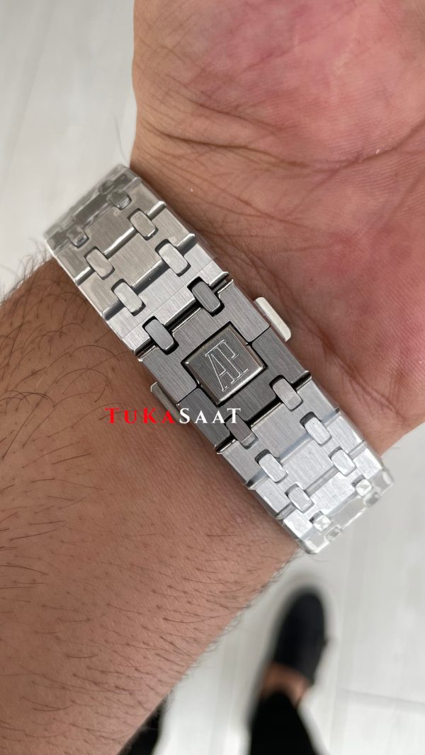 Audemars Piguet Royal Oak Mavi Kadran 15400ST Replika Saat Audemars Piguet Royal Oak Mavi Kadran 15400ST Replika Saat