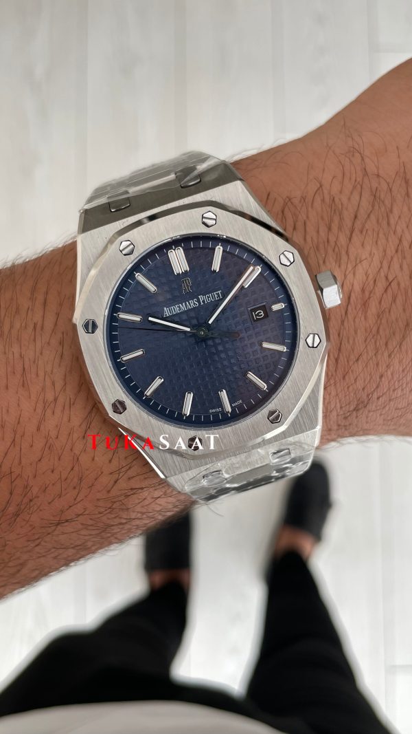 Audemars Piguet Royal Oak Mavi Kadran 15510ST Replika Saat