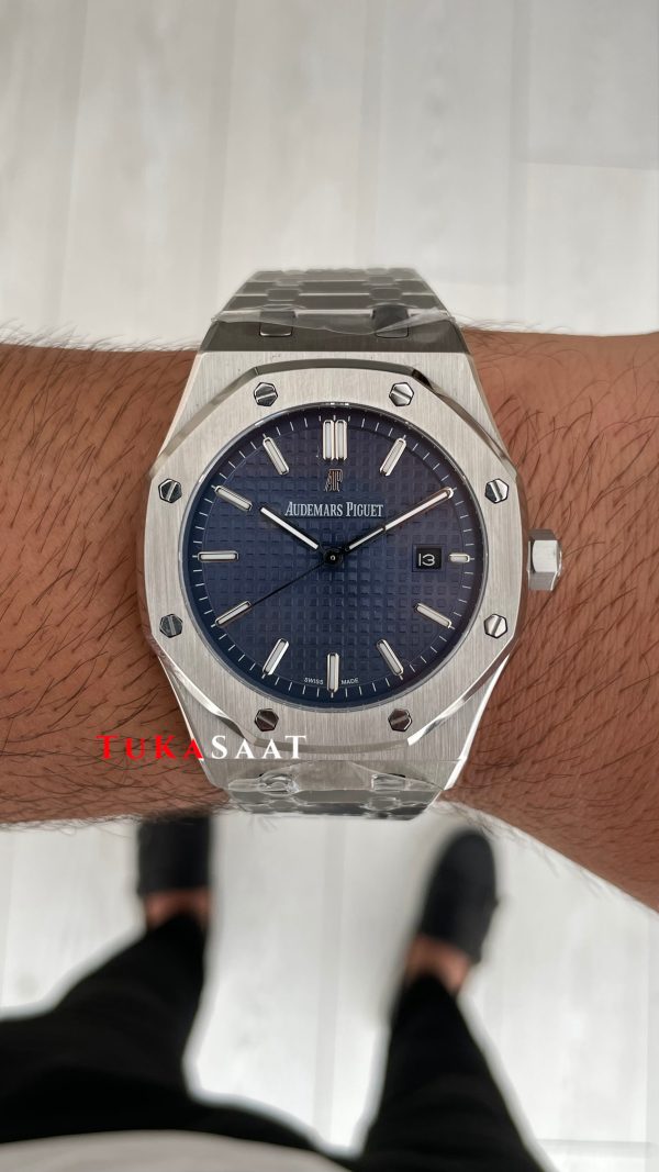 Audemars Piguet Royal Oak Mavi Kadran 15510ST Replika Saat
