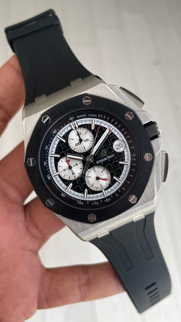 Audemars Piguet Royal Oak Offshore Chronograph Siyah Kadran 26400SO Rubber 43 mm Replika Saat Audemars Piguet Royal Oak Offshore Chronograph Siyah Kadran 26400SO Rubber 43 mm Replika Saat