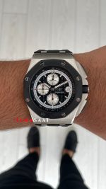Audemars Piguet Royal Oak Offshore Chronograph Siyah Kadran 26400SO Rubber 43 mm Replika Saat