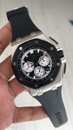 Audemars Piguet Royal Oak Offshore Chronograph Siyah Kadran 26400SO Rubber Black Dial 43 mm Replika Saat