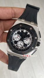 Audemars Piguet Royal Oak Offshore Chronograph Siyah Kadran 26400SO Rubber Black Dial 43 mm Replika Saat