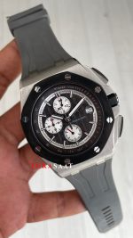 Audemars Piguet Royal Oak Offshore Chronograph Titanium Gri Kadran 43 mm 26400IO Grey Replika Saat