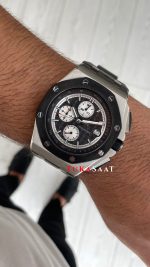 Audemars Piguet Royal Oak Offshore Chronograph Titanium Gri Kadran 43 mm 26400IO Grey Replika Saat