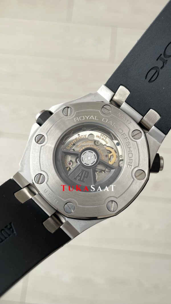 Audemars Piguet Royal Oak Offshore Diver 15720CN Siyah Kadran 42 mm Replika Saat Audemars Piguet Royal Oak Offshore Diver 15720CN Siyah Kadran 42 mm Replika Saat