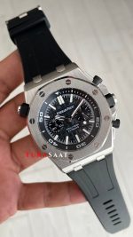 Audemars Piguet Royal Oak Offshore Diver Chronograph Siyah Kadran 26703ST Silver 42 mm Replika Saat