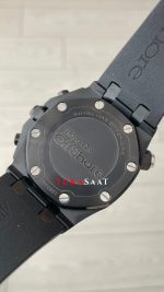 Audemars Piguet Royal Oak Offshore Diver Chronograph Siyah Kadran 42mm PVD Black Replika Saat