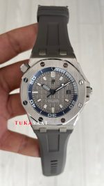 Audemars Piguet Royal Oak Offshore Diver Gri Kadran 15720ST Silver 42mm Replika Saat