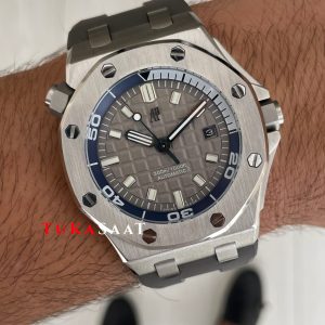 Audemars Piguet Royal Oak Offshore Diver Gri Kadran 15720ST Silver 42mm Replika Saat