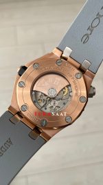 Audemars Piguet Royal Oak Offshore Diver Japan Limited Edition Gri Kadran 15711OI Rose 42mm Replika Saat