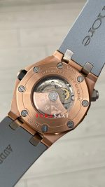 Audemars Piguet Royal Oak Offshore Diver Japan Limited Edition Gri Kadran 15711OI Rose 42mm Replika Saat