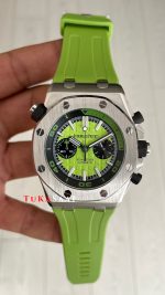 Audemars Piguet Royal Oak Offshore Diver Limon Yeşili Kadran 26703ST Lime Green 42mm Replika Saat