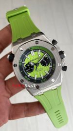 Audemars Piguet Royal Oak Offshore Diver Limon Yeşili Kadran 26703ST Lime Green 42mm Replika Saat