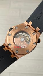 Audemars Piguet Royal Oak Offshore Diver Siyah Kadran 15340OR Rosegold 42mm Replika Saat