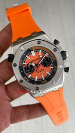 Audemars Piguet Royal Oak Offshore Diver Turuncu Kadran 26703ST Orange 42mm Replika Saat
