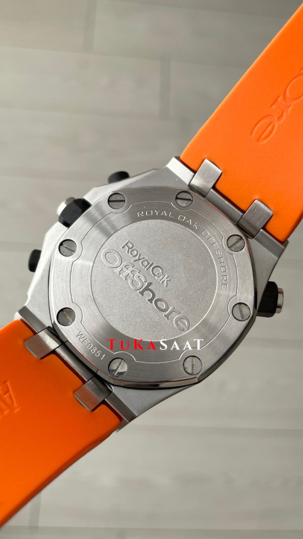 Audemars Piguet Royal Oak Offshore Diver Turuncu Kadran 26703ST Orange 42mm Replika Saat Audemars Piguet Royal Oak Offshore Diver Turuncu Kadran 26703ST Orange 42mm Replika Saat