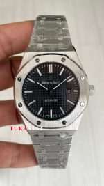 Audemars Piguet Royal Oak Siyah Kadran 15400ST Replika Saat