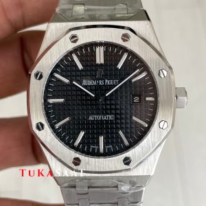 Audemars Piguet Royal Oak Siyah Kadran 15400ST Replika Saat