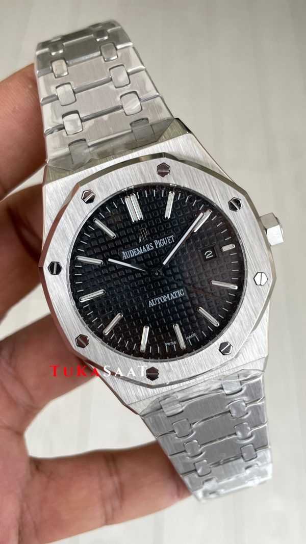 Audemars Piguet Royal Oak Siyah Kadran 15400ST Replika Saat Audemars Piguet Royal Oak Siyah Kadran 15400ST Replika Saat