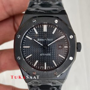 Audemars Piguet Royal Oak Siyah Kadran 15400ST Venom PVD Black Replika Saat
