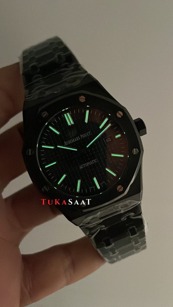 Audemars Piguet Royal Oak Siyah Kadran 15400ST Venom PVD Black Replika Saat Audemars Piguet Royal Oak Siyah Kadran 15400ST Venom PVD Black Replika Saat